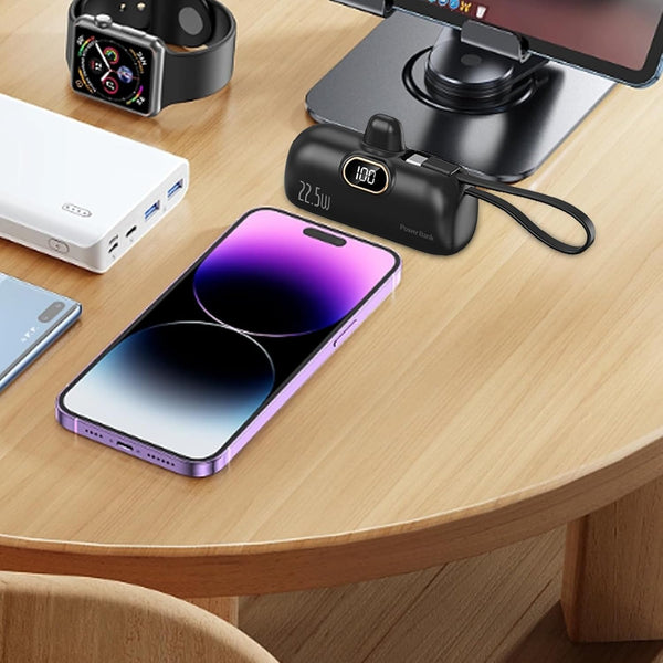 Mini Baterie Externă cu Încărcare rapidă