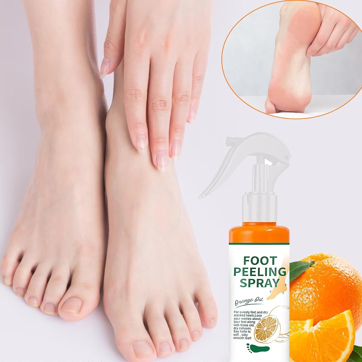 Spray Exfoliant pentru Picioare