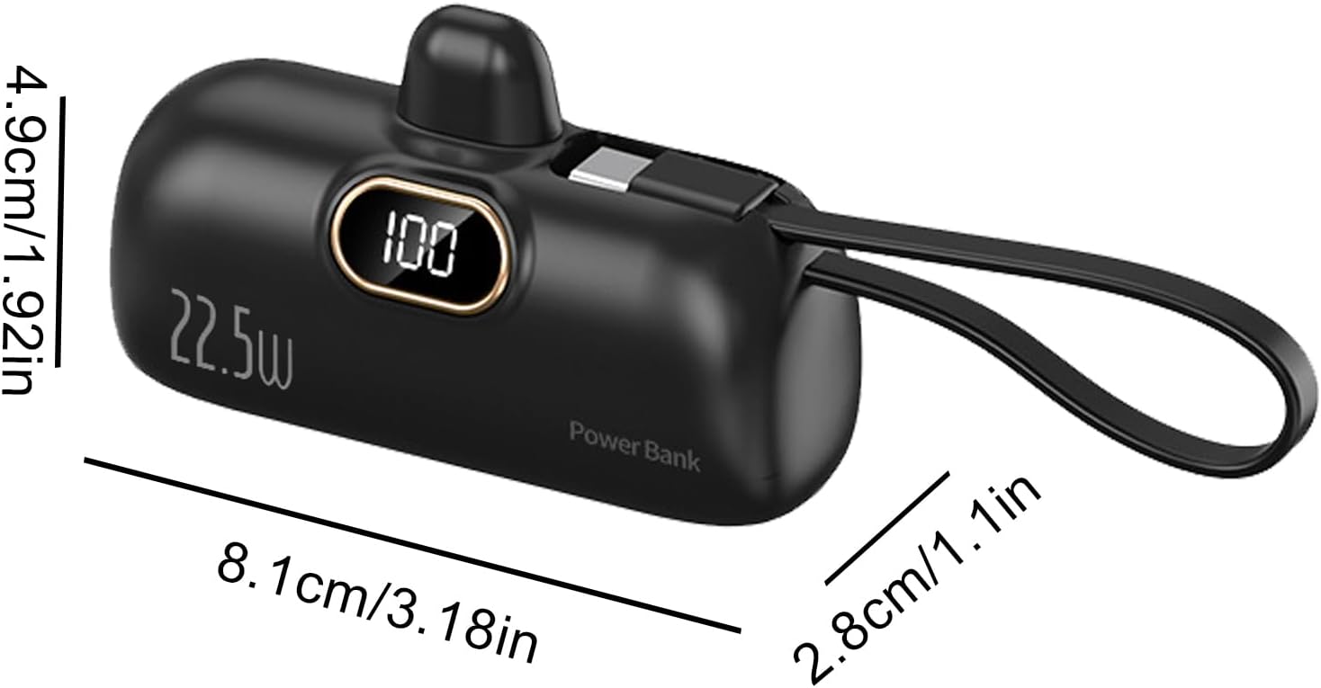 Mini Baterie Externă cu Încărcare rapidă